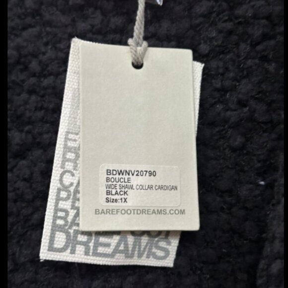 Barefoot Dreams Boucle Wide Shawl Collar Cardigan - Picture 7 of 7